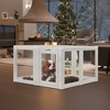 Erommy 8-Panel Pet Playpen with Door, Easy Assembly Dog Playpen for Cats, Dogs, Rabbits and Other Small Animals - 4 of 4