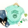 Simply Sage Market S.W.Smiley Lucky Vibes Smiley Short Sleeve Tee - 2XL - Mint - 3 of 4