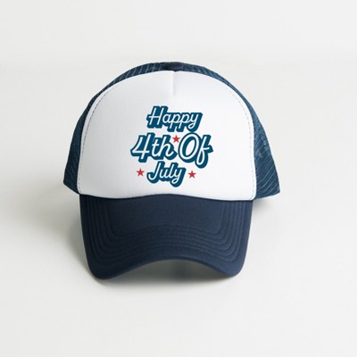 Simply Sage Market Happy 4th Of July Stars Adult Foam Trucker Hat