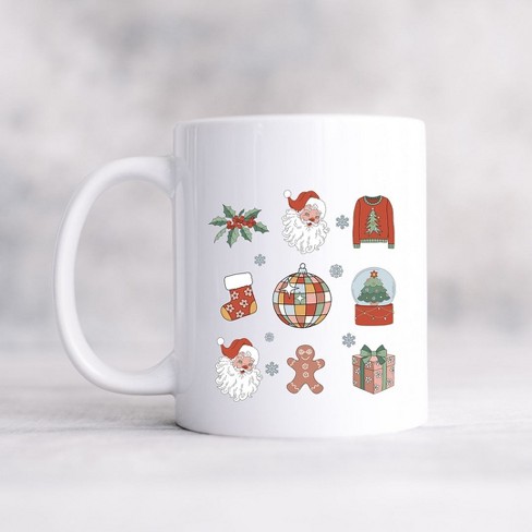 tagltd Hand Stand Santa Christmas Mug