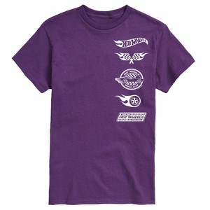 Men's - Hot Wheels - Stacked Logo Icons Short Sleeve Graphic T-Shirt - 1 of 4