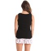 Just Love 100% Cotton Women Sleepwear Tank & Short Pajama Sets PJs - 3 of 3