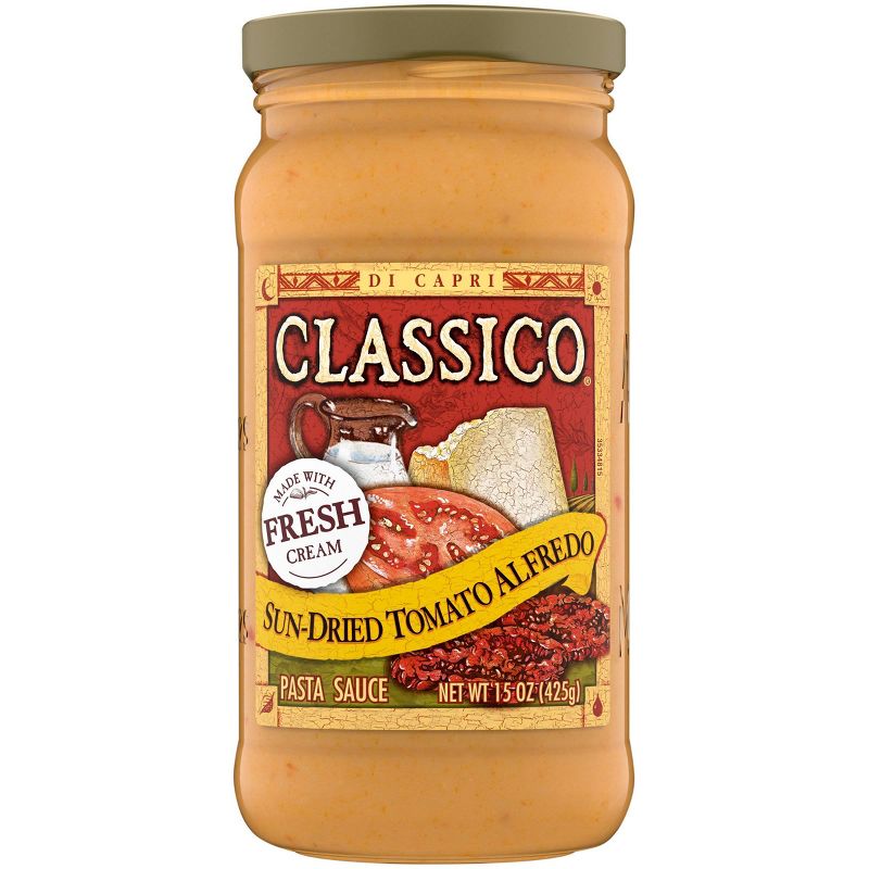 Classico Signature Recipes Sun-Dried Tomato Alfredo Pasta Sauce 15oz, 5 of 8