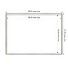 Amanti Art Lucie Silver White Framed Magnetic Dry Erase Board - 4 of 4