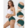 Allegra K Women's Mid-Waist Invisible Stretchy Breathable Full Coverage Briefs 2 Packs - 3 of 4
