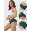 Allegra K Women's Mid-Waist Invisible Stretchy Breathable Full Coverage Briefs Multicolored - image 3 of 4