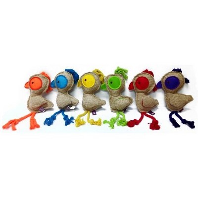 Multipet Twill Birds Dog Toy