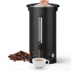 TackView Stainless Steel Coffee Urn, 80 Cups Double Wall Commerical Coffee Maker for Buffet Catering Wedding, Hot Coffee Water Dispenser - 2 of 4