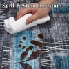 Modern Floral Area Rug Indoor Large Washable Floor Carpet Rug Contemporary Aesthetic Bedroom Rug Non Slip Accent Throw Rug for Dining Room Bedroom - 2 of 4
