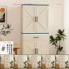 KTMBDW 67.7¡± Pantry Cabinet, Tall Kitchen Storage Cabinet with 4 Doors and 1 Drawer, Cupboard with 6 Hanging Shelves for Kitchen, Dining Room, White - 4 of 4