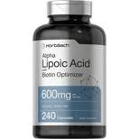Horbaach Alpha Lipoic Acid 600mg with Biotin Optimizer | 240 Capsules