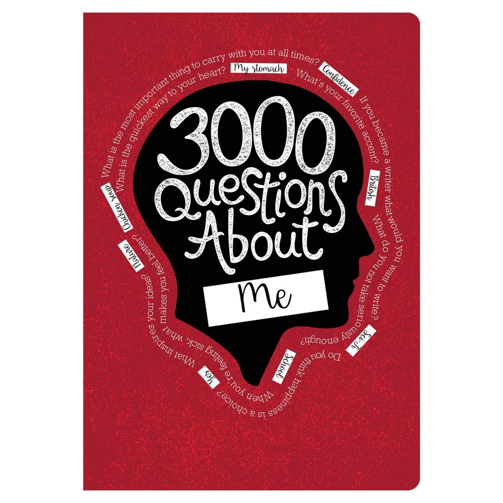 3000 Questions About Me Activity Journal - Piccadilly: Guided Hard Cover Notebook for Teens & Adults, 204 Pages