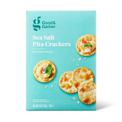 Sea Salt Pita Crackers - 5oz - Good & Gather™