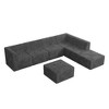130.32" Modern Minimalist Corduroy L-Shape Modular Sectional Sofa, No Assembly Needed, 7-piece Free Combination Sofa - 3 of 4