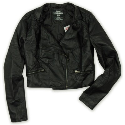 Ecko Unltd. Womens P/u Quilted Jkt Motorcycle Jacket