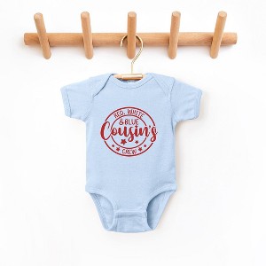 The Juniper Shop Red White And Blue Cousin's Crew Baby Bodysuit - 1 of 2
