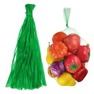 Unique Bargains Seafood Vegetable Grocery Shopping Stretchable Reusable Mesh Produce Bags 100 Pcs - 1 of 4