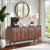 UbMelt 55.11"SideBoard Cabinet,Modern Sideboard Buffet Cabinet with 4 Doors and Wood Legs for Living Room,Kitchen,Dinning Room - 4 of 4