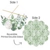 Big Dot of Happiness Boho Botanical - Greenery Party Round Table Decorations - Paper Chargers - Place Setting For 12 - 3 of 4