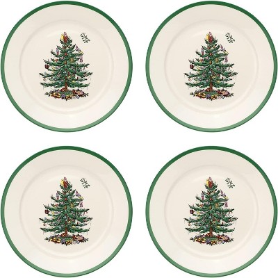 Spode Christmas Tree Plates, Set of 4