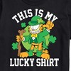 Men's - Garfield - This Is My Lucky Shirt Patrick's Day Short Sleeve Graphic T-Shirt - 2 of 4