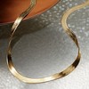 Ross-Simons Italian 6mm 18kt Gold Over Sterling Silver Herringbone Chain Necklace - 3 of 4