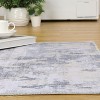 Acekool Washable Area Rug, Modern Abstract Non-Slip Stain Resistant Accent Carpet for Living Room Bedroom, Easy Care - 3 of 4