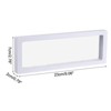 Unique Bargains Floating Frame Display Holder Stand Box Jewelry Box 3 Pcs - 2 of 4