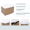10-Piece Outdoor Rattan Modular Sectional Sofa Set with Coffee Table, Storage Box, Side Tables - 4 of 4