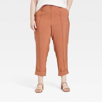 plus size ankle pants for work