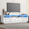 Gymojoy 86.6in LED TV Stand for 85/90/95/100 inch TV, Modern LED TV Stand Cabinet for Living Room - 2 of 4