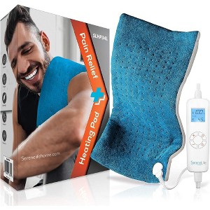 SereneLife  Home Comfort Heating Pad - Coral Fleece - 1 of 4