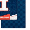 NCAA Illinois Fighting Illini Diagonal Ghost Checker Double Sided Blanket - 2 of 3