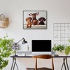 3 Amigos Unframed Wall Canvas - Masterpiece Art Gallery: Modern Animal Artwork, MDF & Canvas Material, 18x24" - 2 of 4