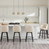 Spruce&Spring Modern Swivel Counter Height Bar Stools with Arm - 3 of 4