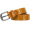 INSPIRE CHIC Women's Carved Multi-Hole Hollow Leather Belts - 2 of 4