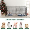 GOTGELIF Large Metal Chicken Coop 87" x 40" Chicken Cage Hen House with Waterproof Cover - 2 of 4