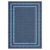 Area Rugs for Living Room Bedroom Farmhouse Bordered Braided Print Rug Geometric Soft Low Pile Non-Slip Area Rug - 4 of 4