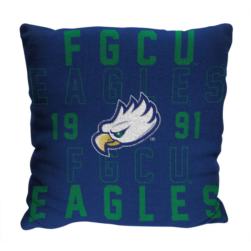 NCAA Florida Gulf Coast Eagles Stacked Woven Pillow, 1 of 4