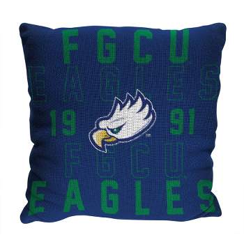 NCAA Florida Gulf Coast Eagles Stacked Woven Pillow