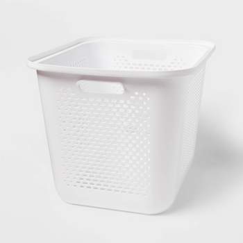 Life Story Tub Basket 6.6 Gallon Plastic Storage Tote Bin with Handles (6  Pack)
