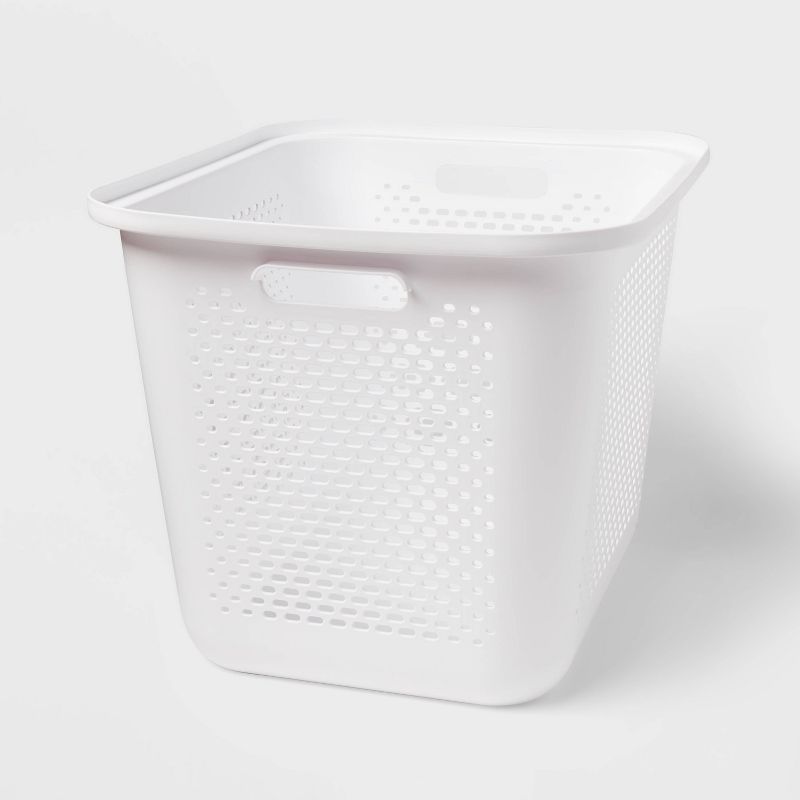 Large Decorative Plastic Bin with Cutout Handles - Brightroom™, 1 of 5