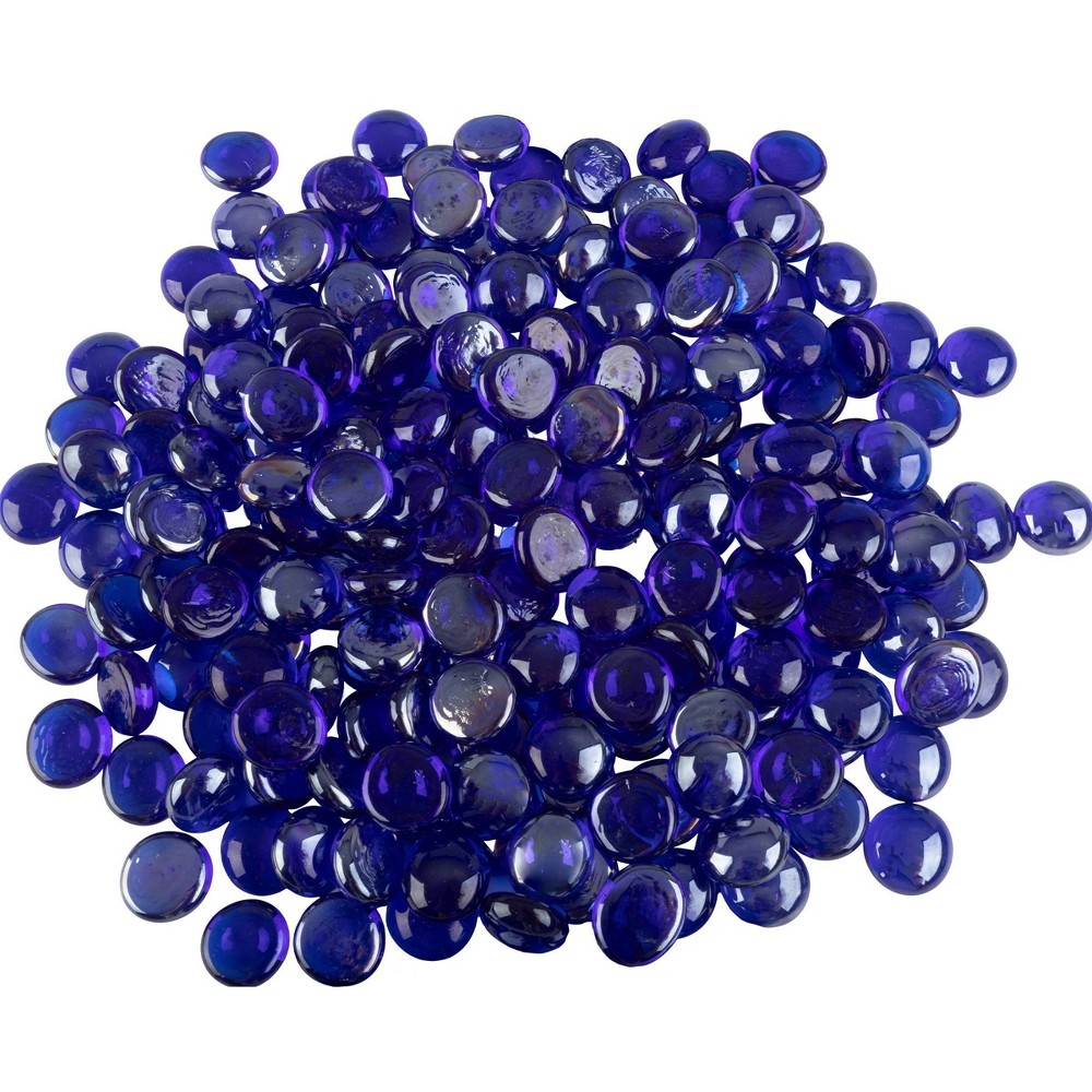 Photos - Garden & Outdoor Decoration Home-Complete 10.47 lbs .75" Marbles Fire Glass Blue