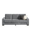 TiramisuBest 84 Inch Corduroy Sofa 3 Seater Couch Cup Holder Arms High Density Spring Cushions Modern Living Room Bedroom Office - 3 of 4