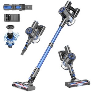 MAMNV Vacuum Cleaner, Cordless Vacuum Cleaner with High-Speed Brushless Motor, Detachable Battery, Blue - 1 of 4