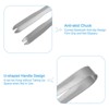 Unique Bargains 410 Stainless Steel Ice Tongs for Appetizers, Charcuterie, Dessert, Tea Party, Bar, Cafe Serving 5.2" Silver 3 Pcs - 4 of 4