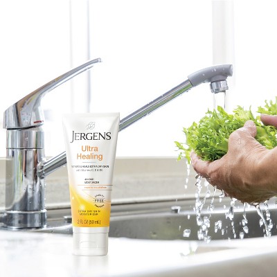 Jergens Ultra Healing Hand and Body Lotion, Dry Skin Moisturizer with Vitamins C, E, and B5 Fresh - 2 fl oz_2