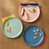 7 6pk Plastic Divided Kids' Dinner Plates - Pillowfort™