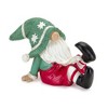 Nordic Winter Gnome Figurines – Set of 2 Playful Holiday Characters, Polyresin Scandinavian Decor by Melrose - 2 of 3