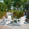 Outsunny Adirondack Chair with Cup Holder, All Weather Patio Chair HDPE Lounger, Fire Pit Seating High Back and Wide Seat for Outdoor - 2 of 4